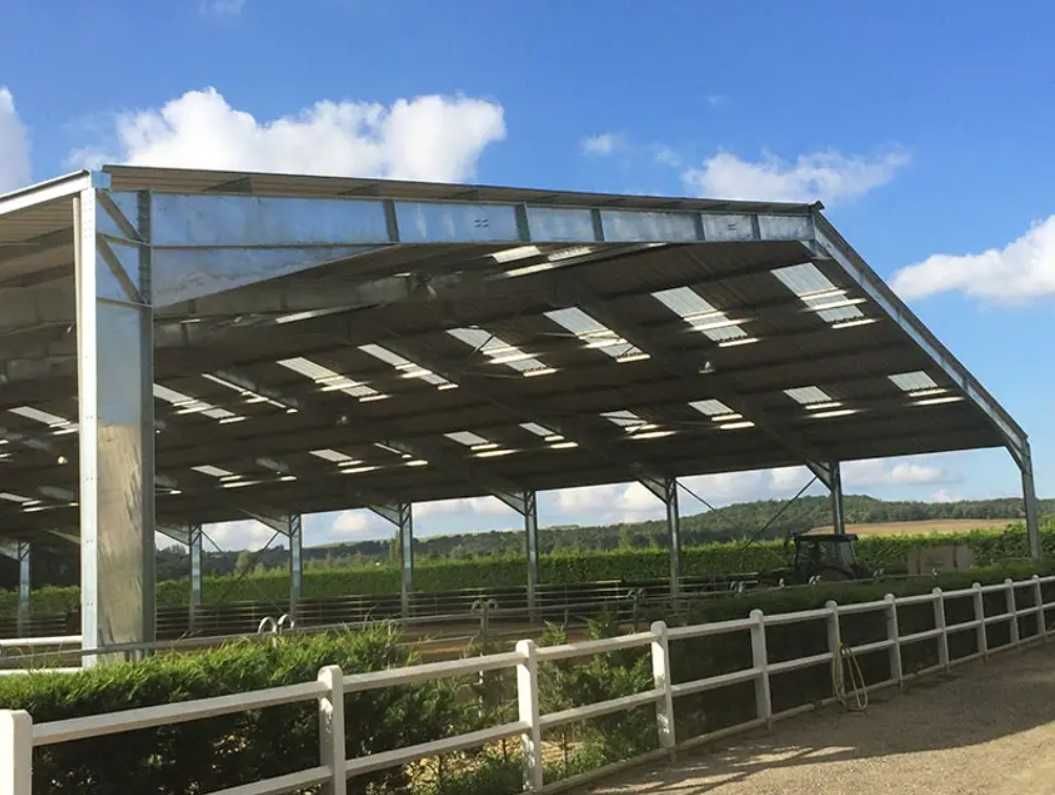 Hipódromo - picadeiro para cavalos kit 20,6x60x5m - Montagem fácil