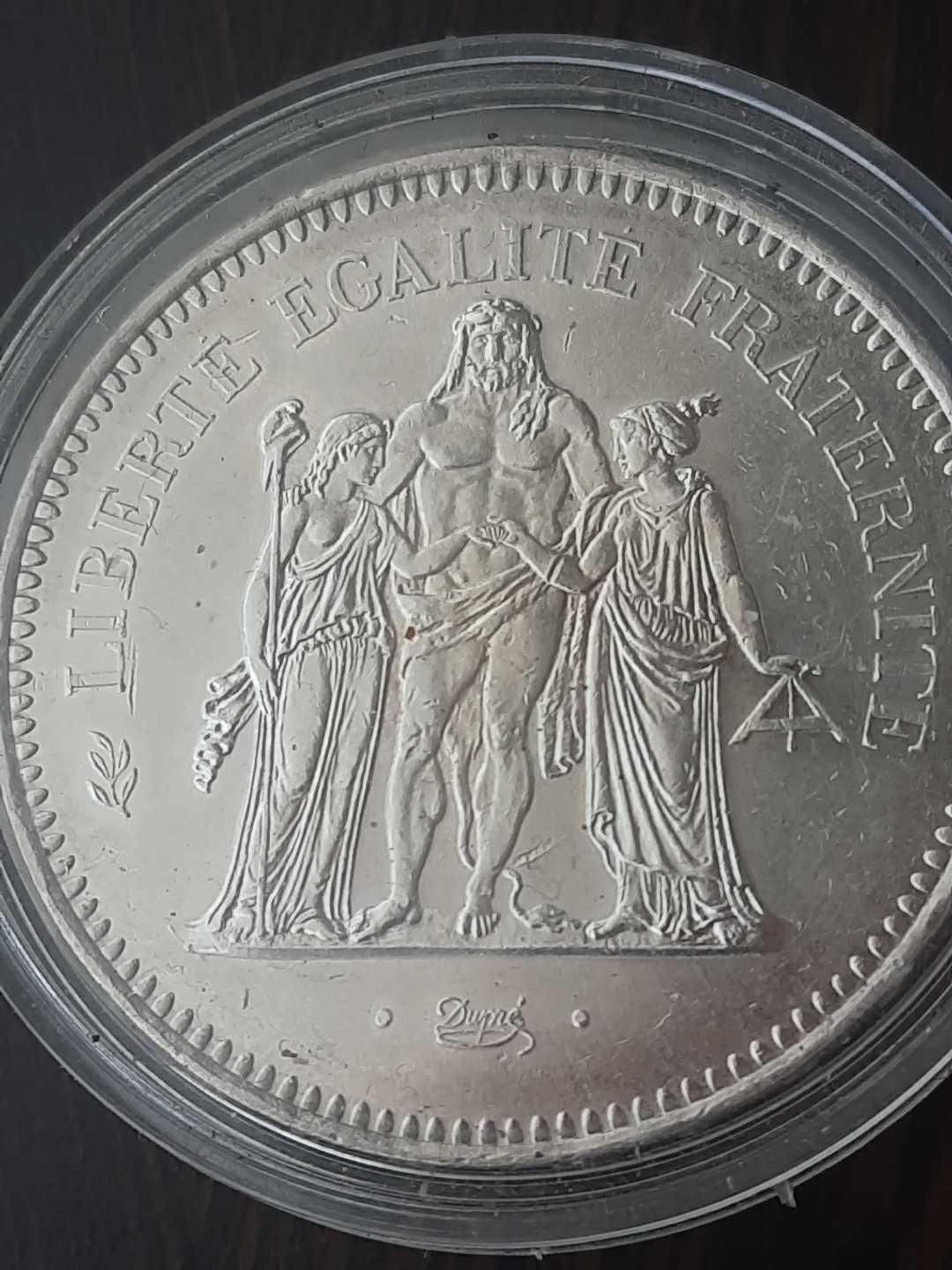 50 франков Франция. 1978 г.Серебро.