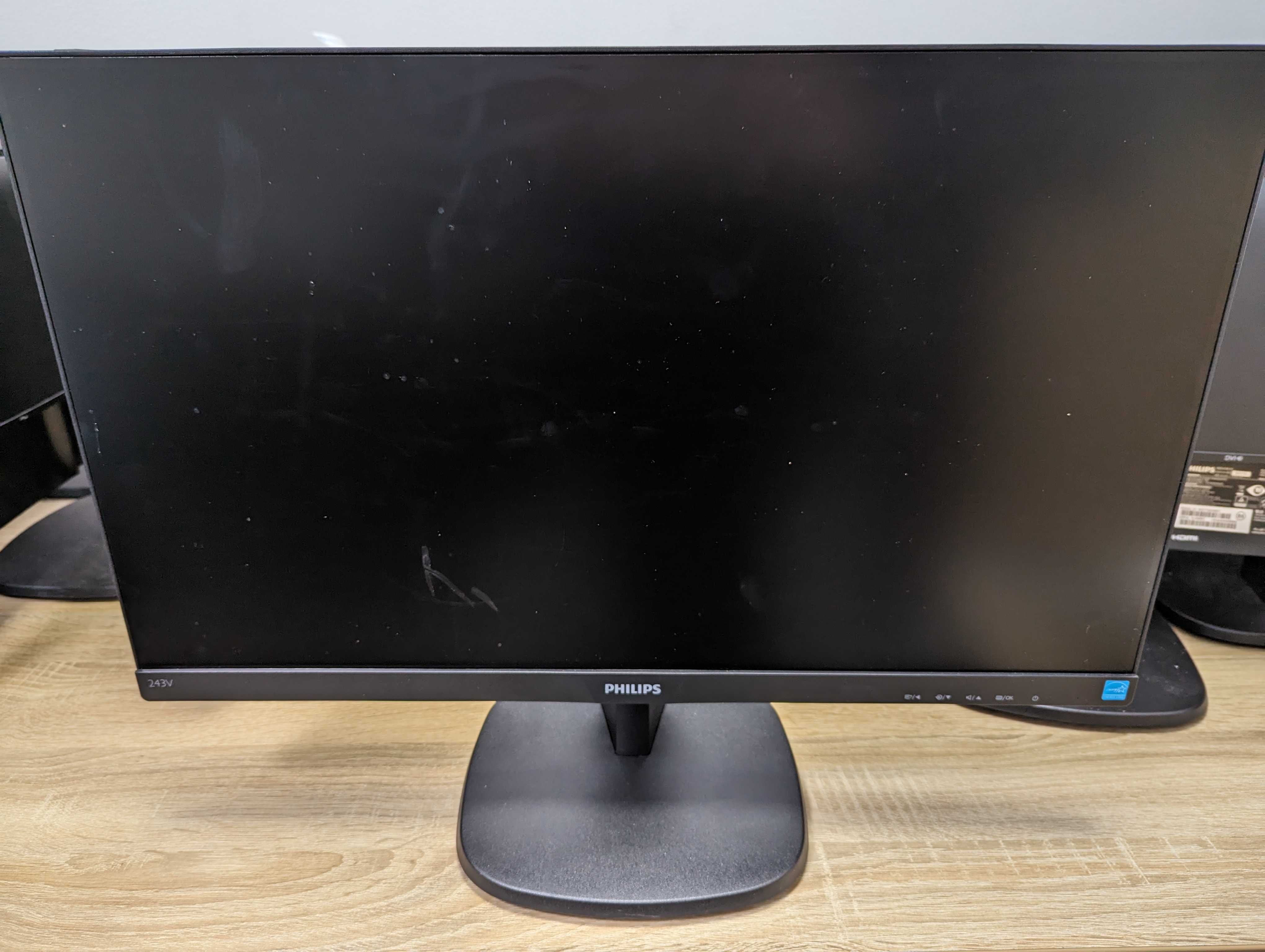 Монітор Philips 24" 243V7QDAB/01 (IPS-Матриця,FullHD, DVI, HDMI, VGA)