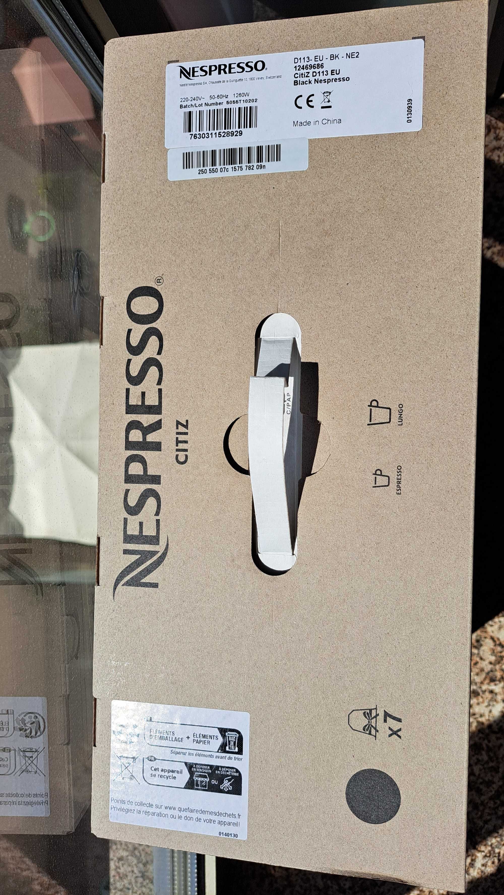 Nespresso Citiz preta NOVA