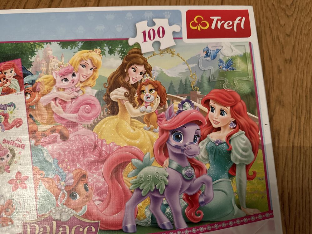 Puzzle księżniczki Disneya 100 elementów, 5+