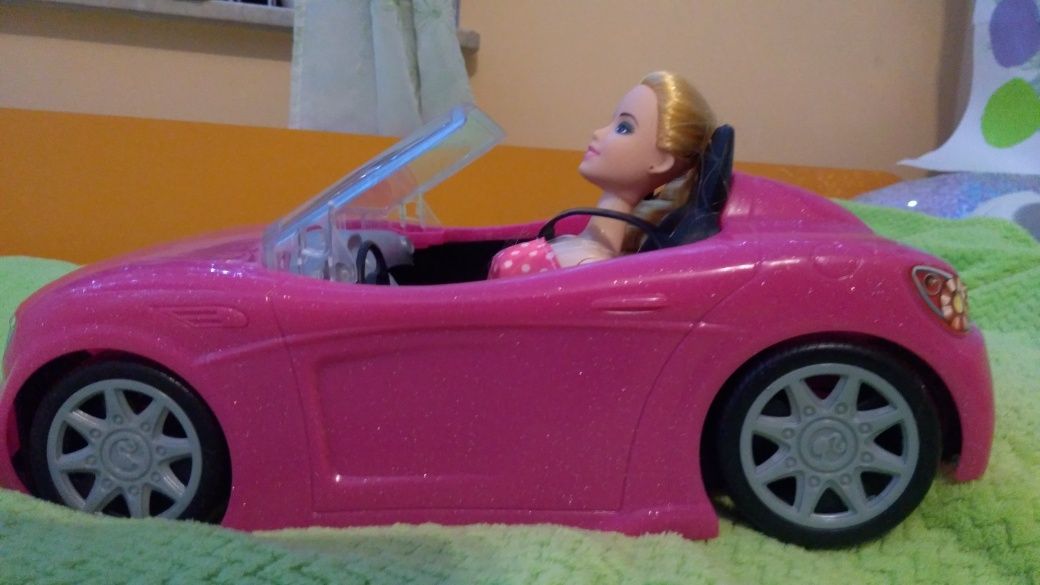 Auto dla Barbie + Lalka Barbie w kabriolecie Mattel/ kabriolet