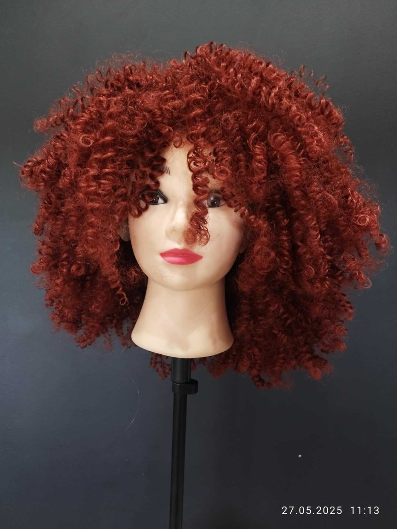 Peruka Prosmeer. Włosy półdługie kręcone - Afro Loki
