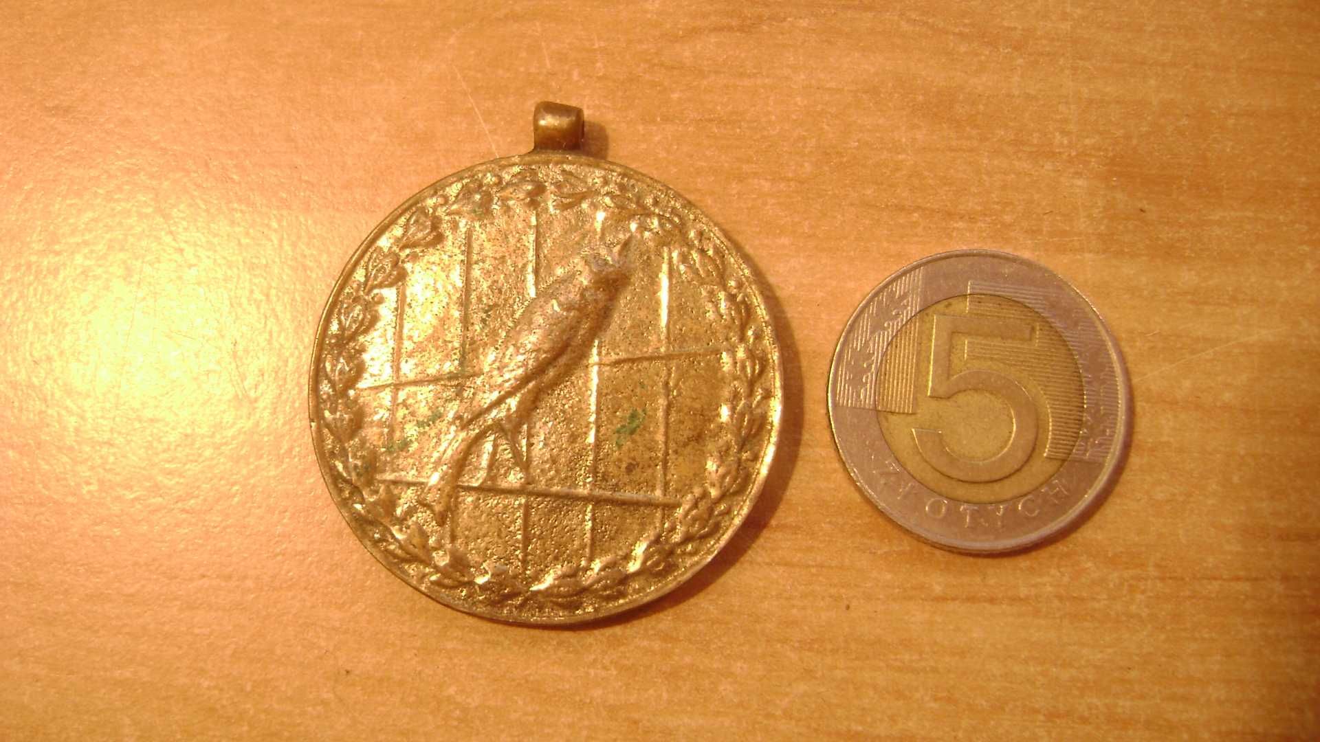 Starocie z PRL - PTAKI = Medal Polski Związek Hodowców Kanarków