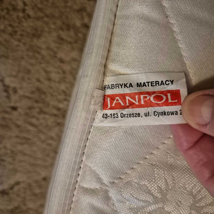 Materac kieszeniowy rehabilitacyjny marki Janpol 80/190