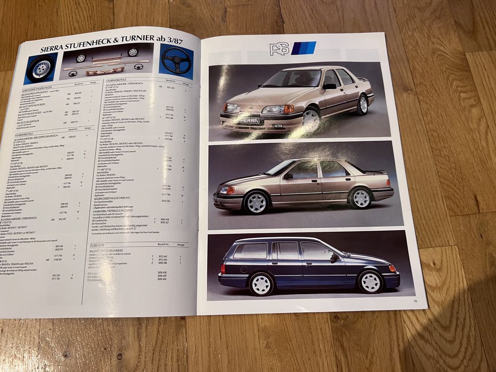 Katalog reklamowy Ford Rs Sport-Zubehör