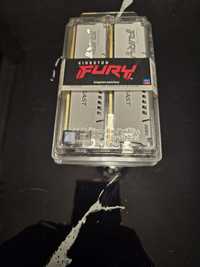 Pamięć DDR5 Kingston Fury Beast 32GB (2x16GB) 5200MHz CL40 1,25V White