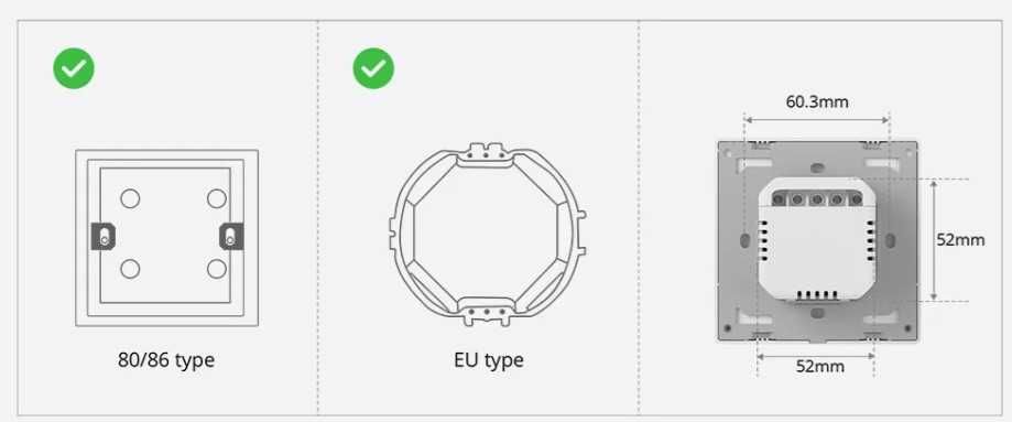 Domótica - Interruptores SonOff M5 c/ Matter e Botões Físicos