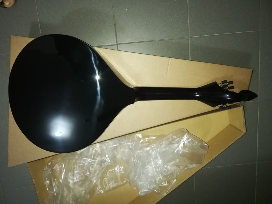 Guitarra portuguesa fado Coimbra preta + kit