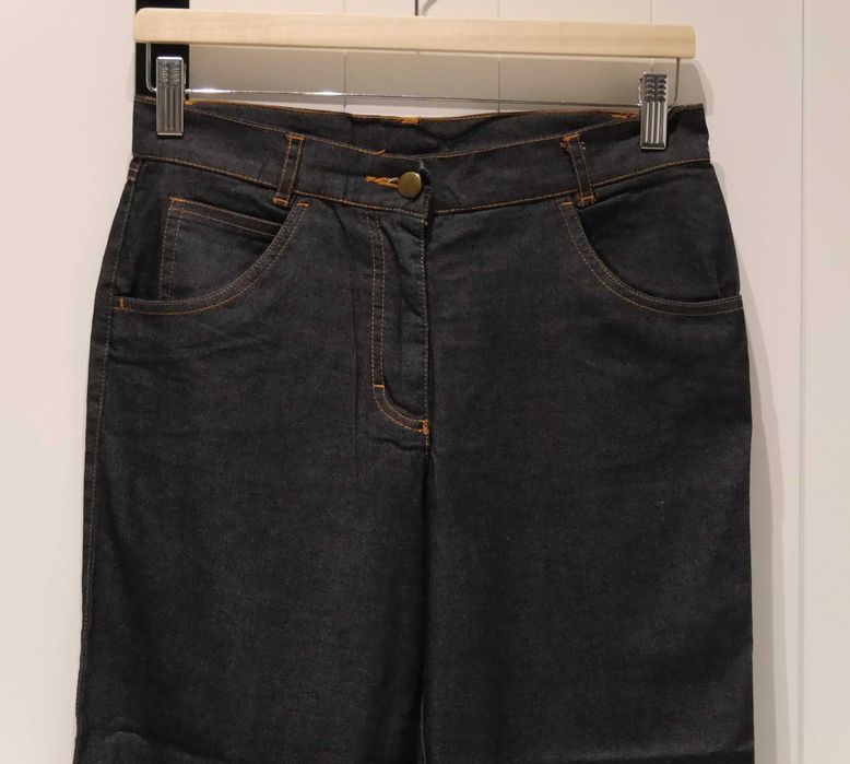 Spodnie rybaczki dzwony cyrkonie 36 S