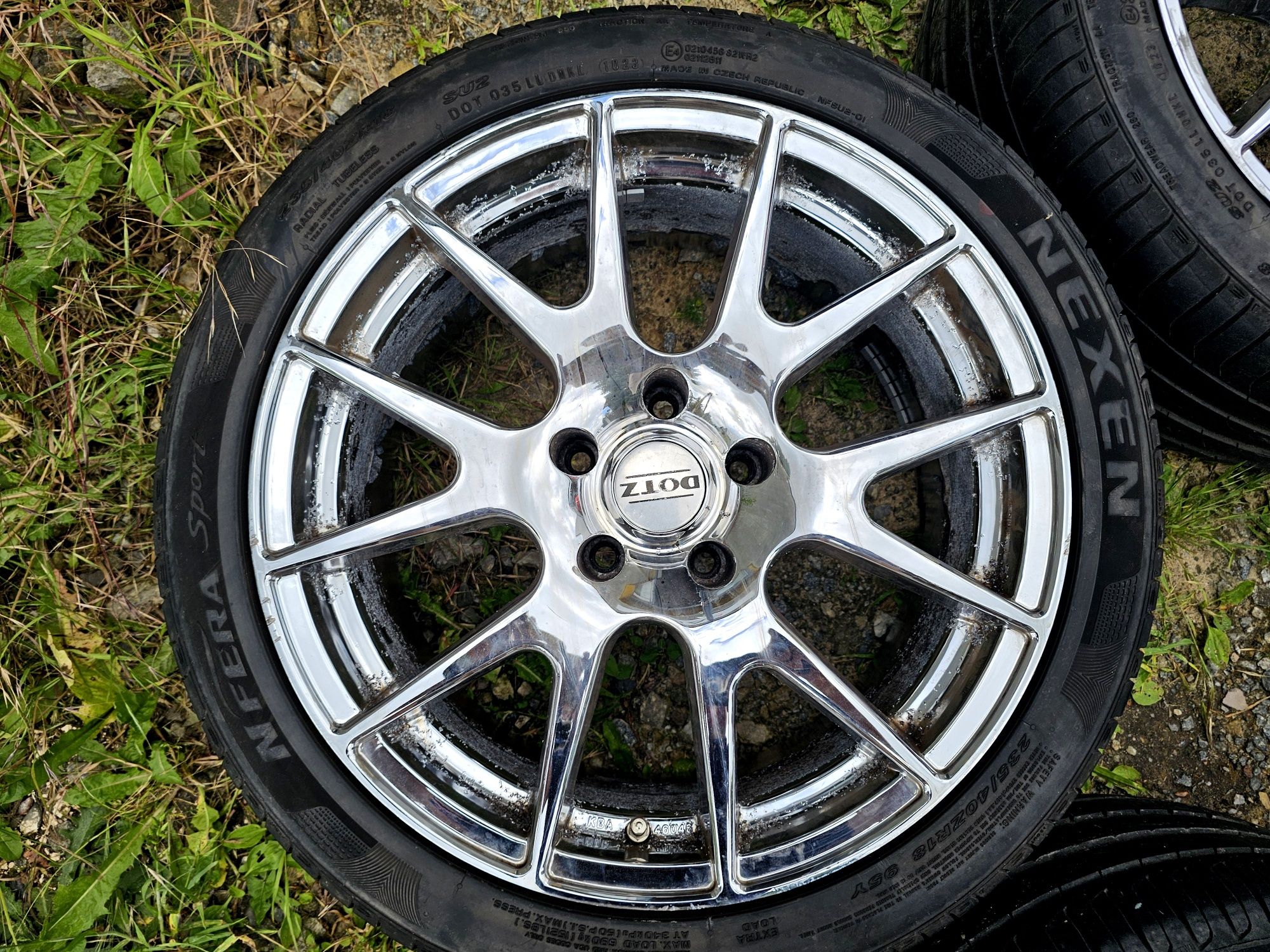 Alu Felgi 18" BMW Dotz 3 5 e60 e61 e90 e91 F10 F11 e39 Chrom 5x120