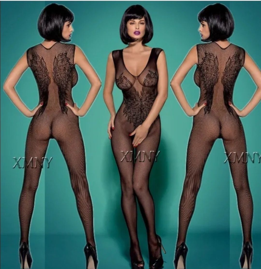 Piękne Bodystocking Skrzydła