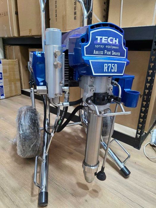 Безповітряний шпаклювальний шпаклевочный фарбувальний апарат TECH-R750