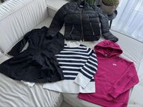 Набір речей на розмір S-M zara DKNY polo assn бомбер сукня худі