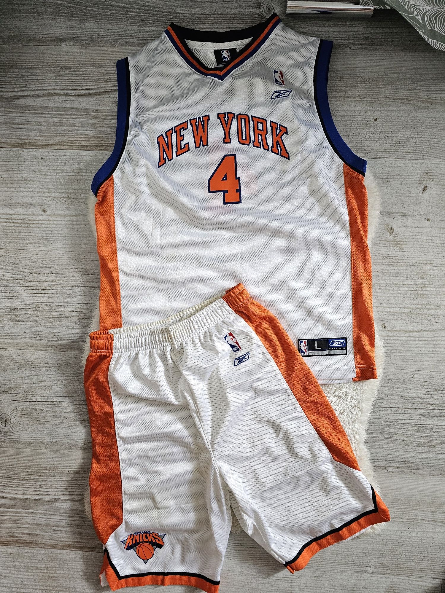 Koszulka T-Shirt Reebok New York knicks Spodenki Szorty NBA robinson 4