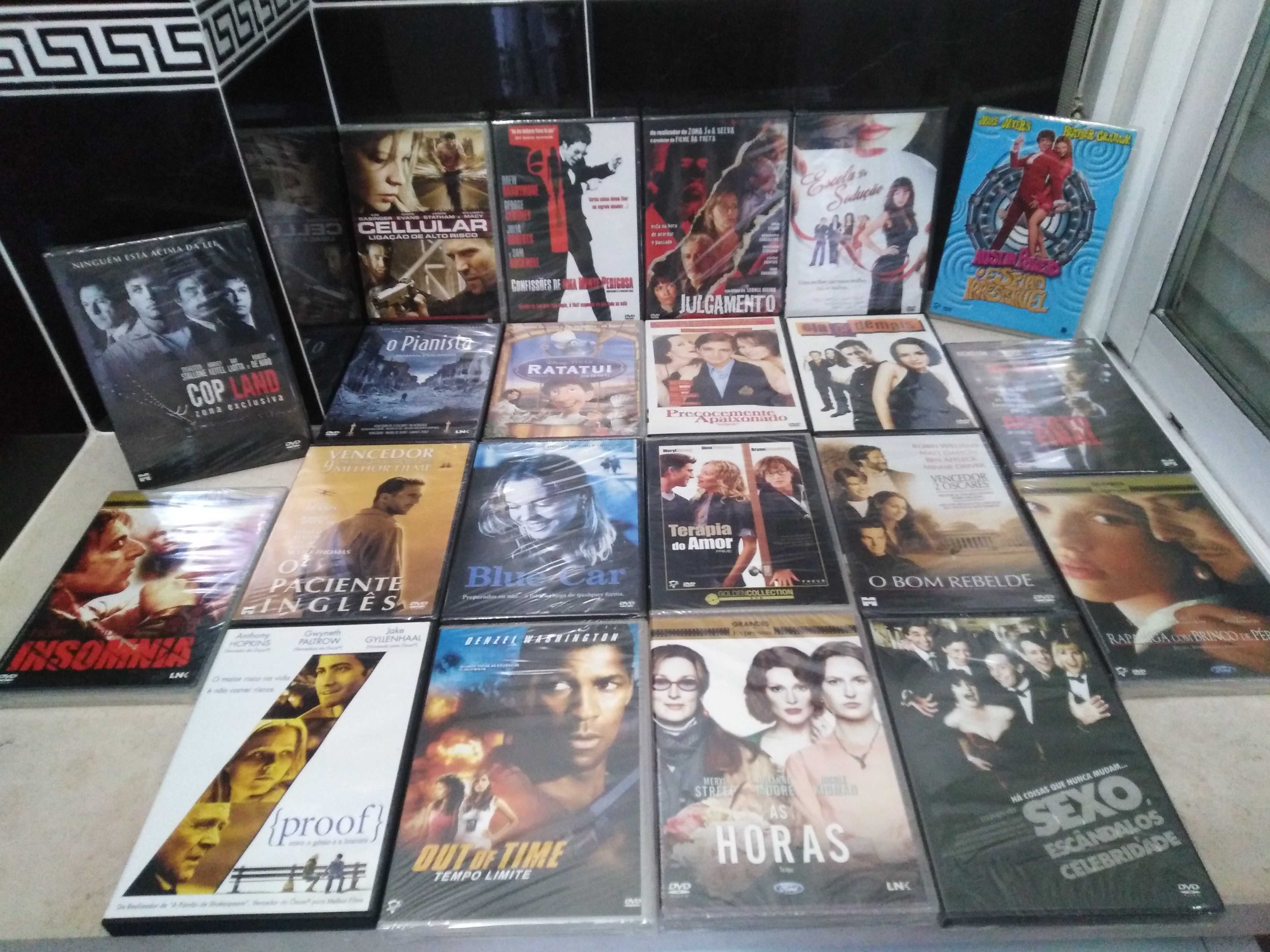 Dvds  (Maior parte deles selados) Ver lista.