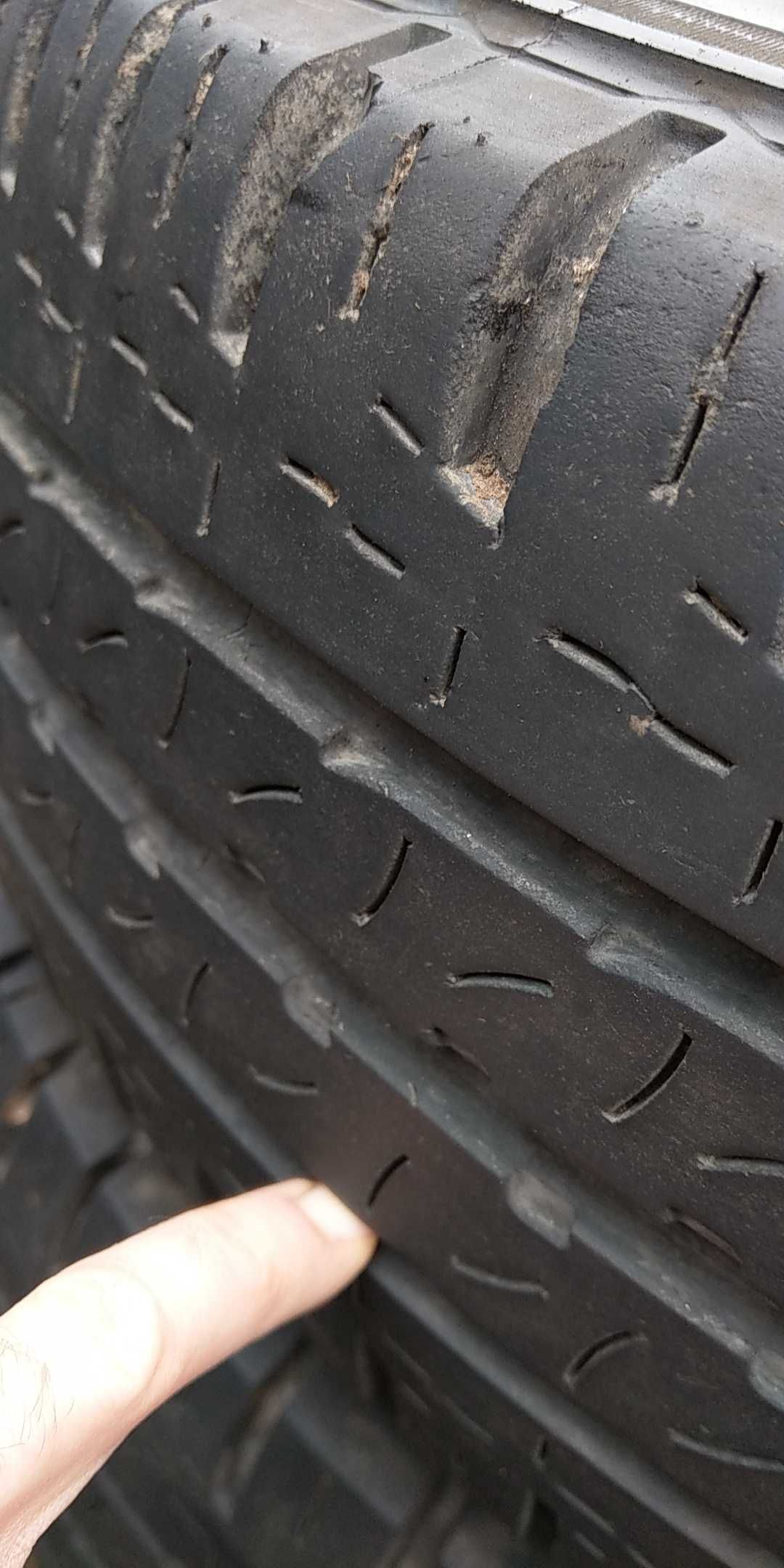Шини літні KLEBER TRANSPRO 215/75 R16c с 5.3mm колеса б у покришки