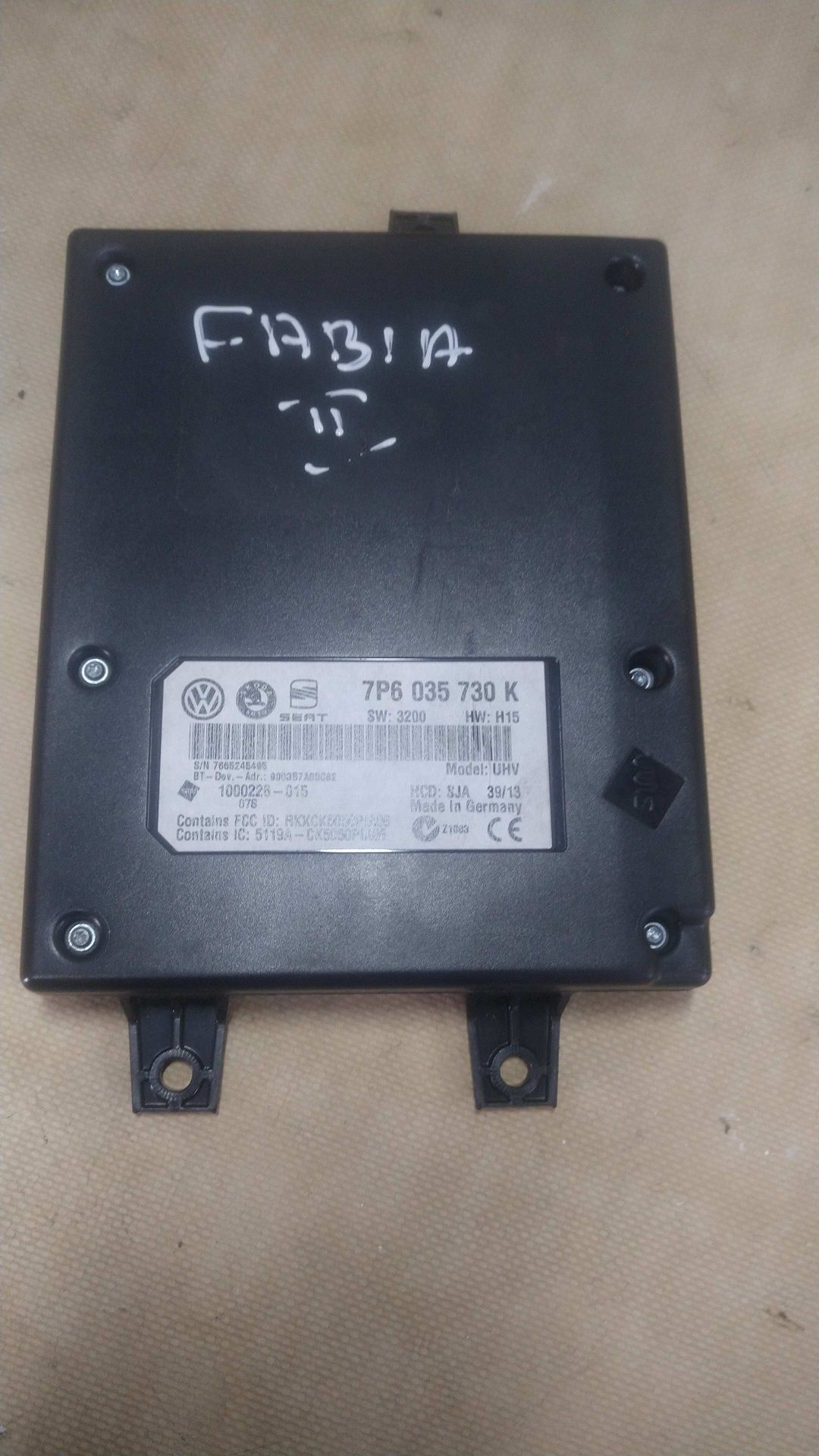 / Fabia II moduł sterownik bluetooth