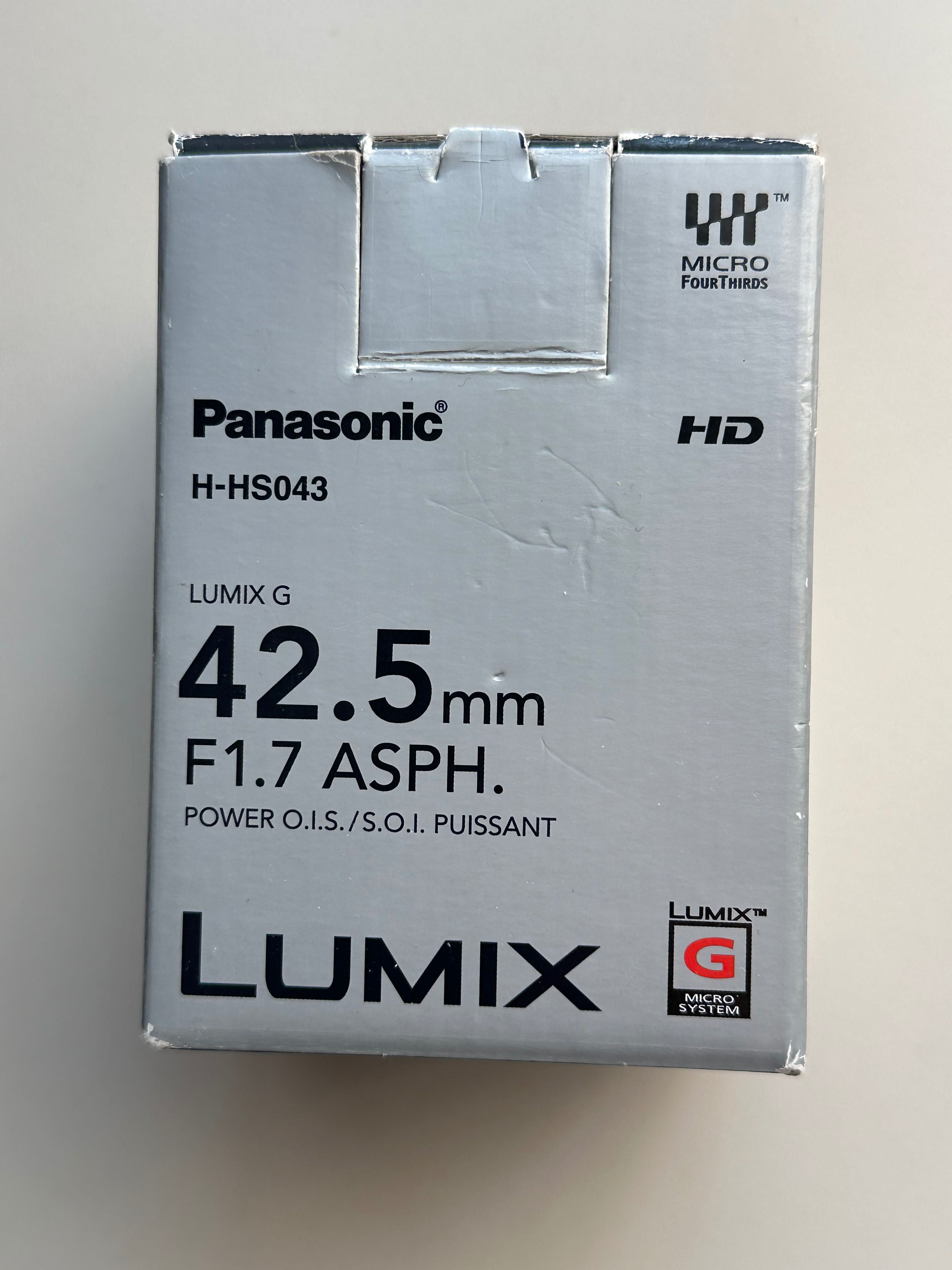 Об’єктив Panasonic Lumix 42.5 f/1.7