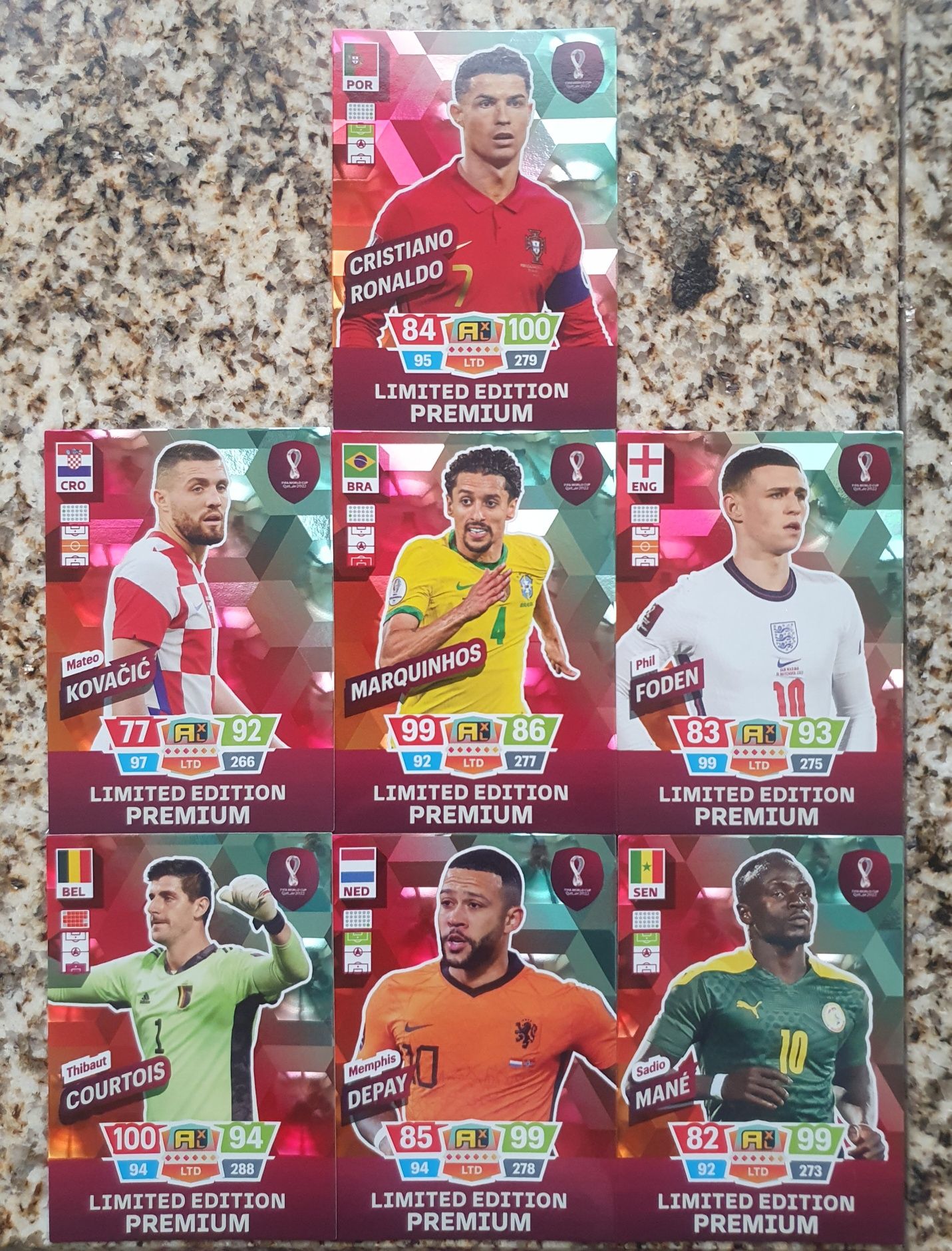 CARTAS FIFA WORLD CUP QATAR 2022 adrenalyn xl (VER PREÇOS NA DESCRIÇÃO