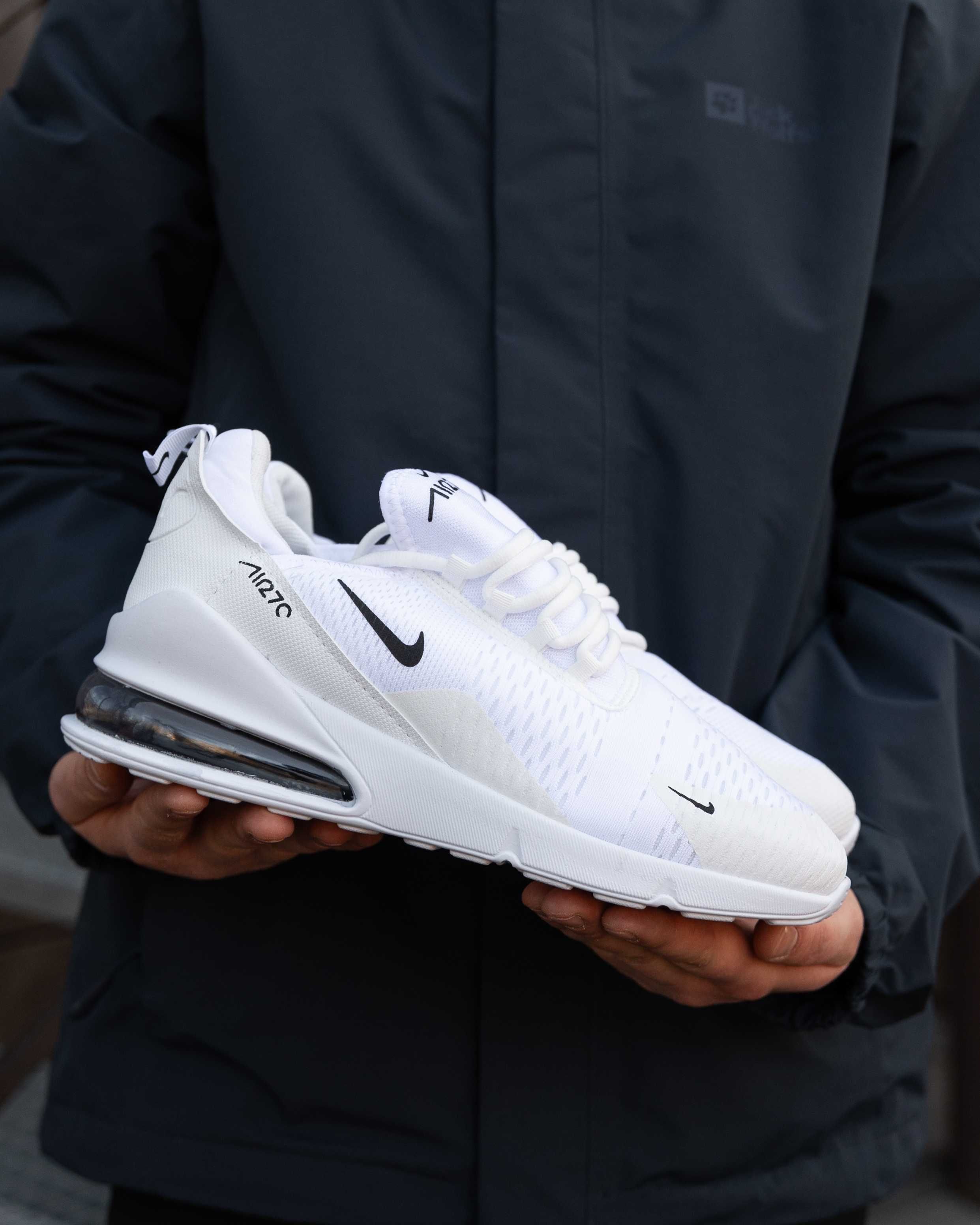 Кроссовки мужские Nike Air Max 270 White Найк Айр Макс белые