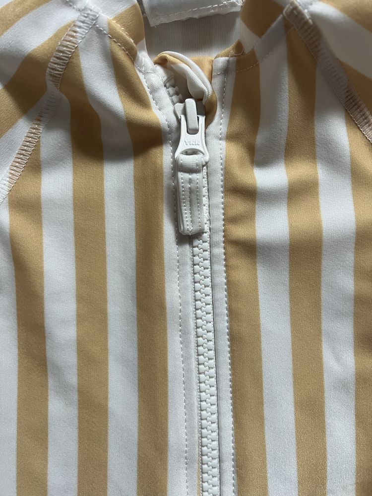 Kostium kąpielowy niemowlecy z czapeczka h&m 62-68
