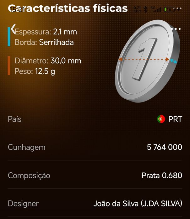 Moedas em Prata 1940