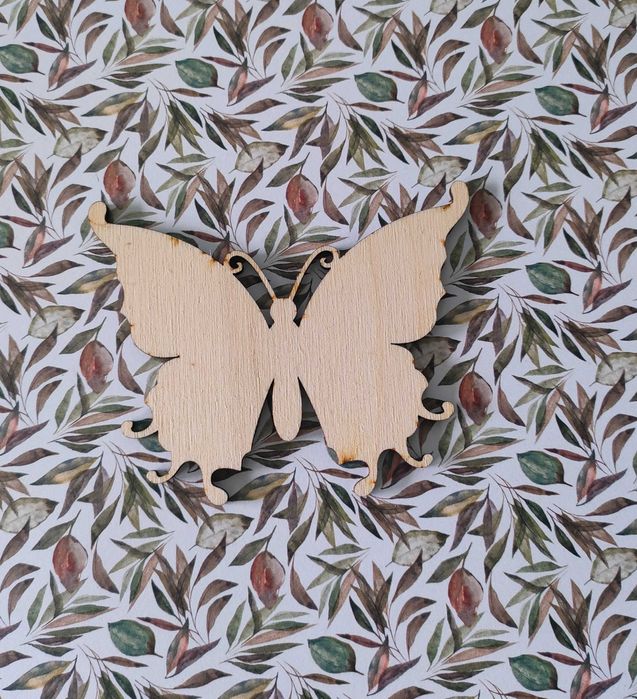 Drewniany Motyl Sklejka Scrapbooking Decoupage Kreatywna Zabawa mo5a