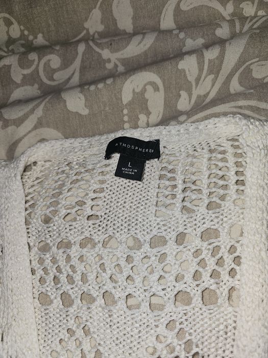 Colete Comprido Malha Manga Cava L