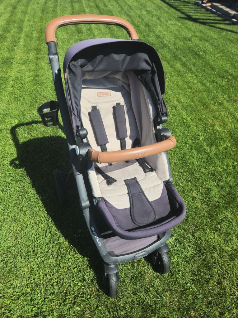 Wózek EasyGo optimo air 2w1 piaskowy