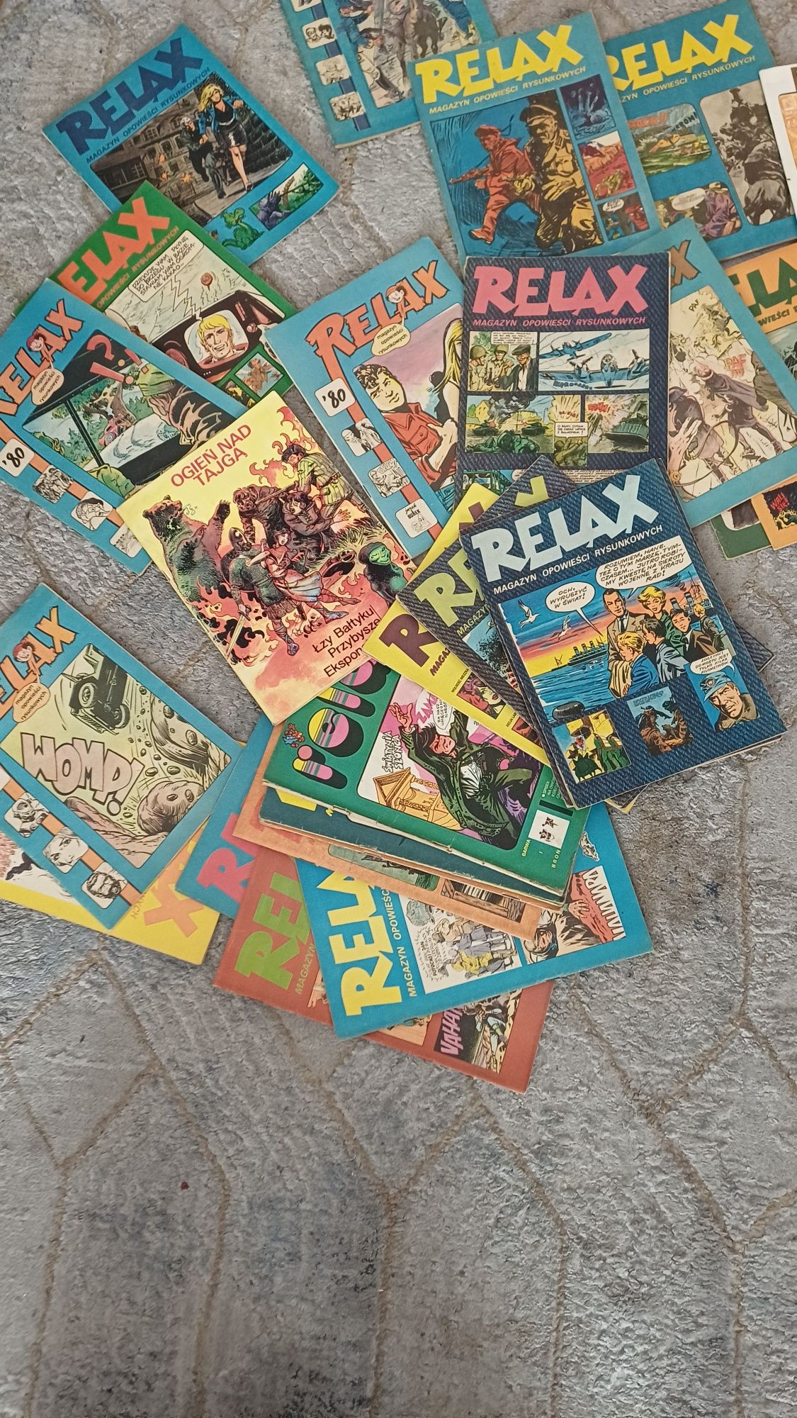 Komiksy relaks prl, pierwsze wydania itp