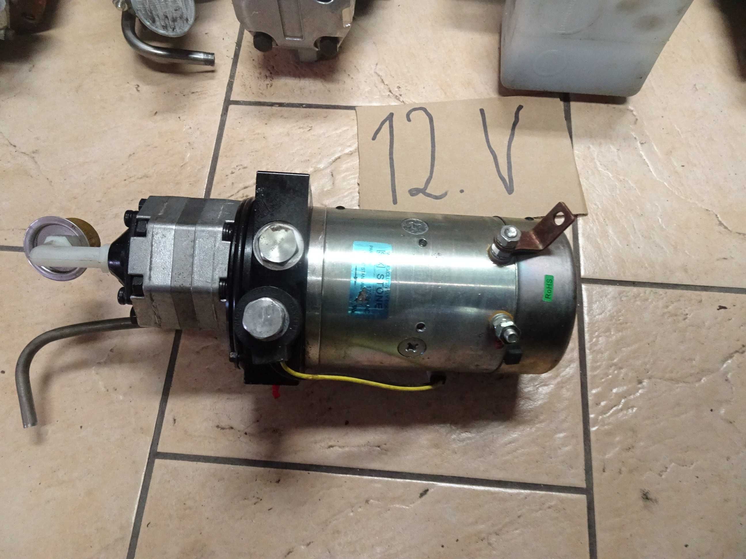 Pompa hydrauliczna olejowa  wywrotu kipra 12v 24v 48v    f-vat