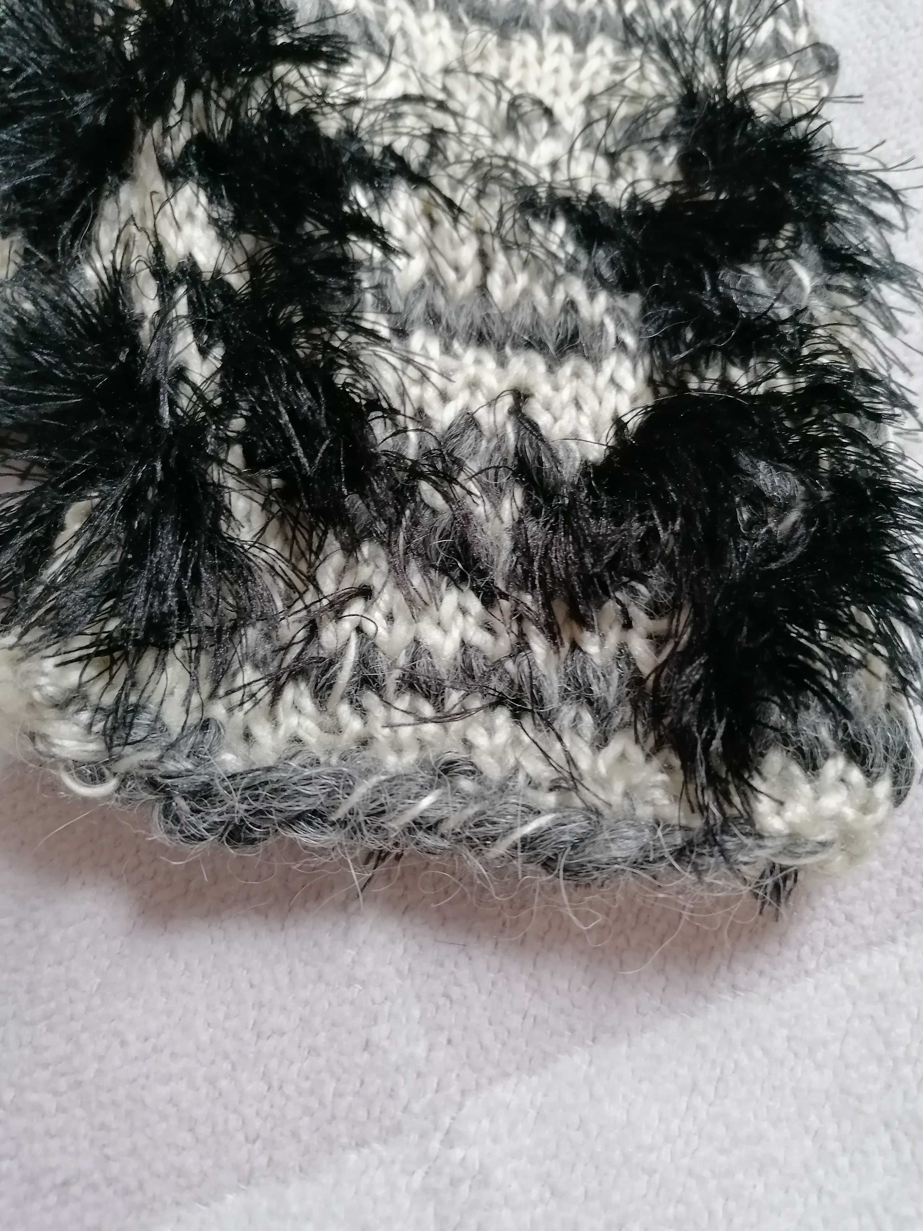 Sweter r. 42-44, XL - XXL wełna hand made