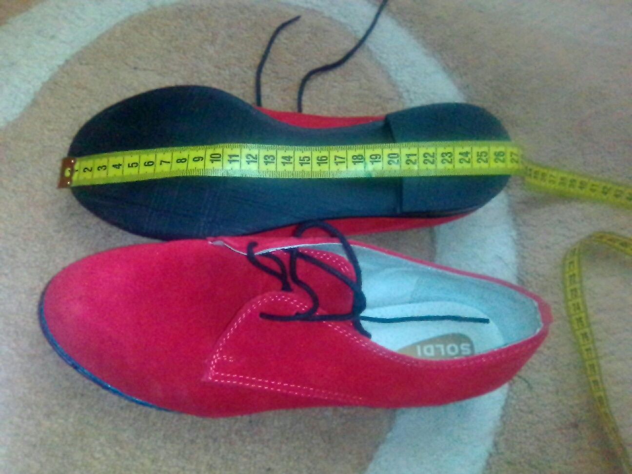 Туфли красные 39 размер