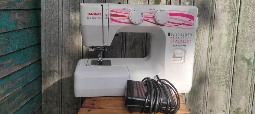 Швейна машинка швейна машина джаноме janome 500s