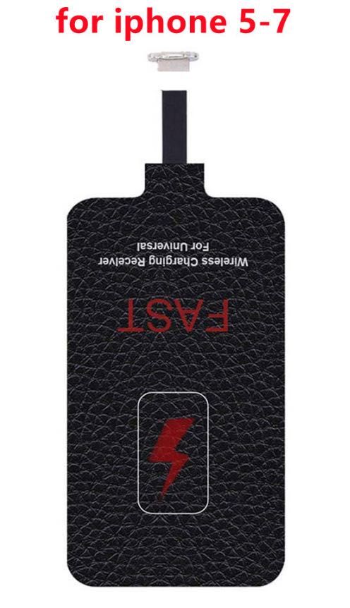 Iphone 5-7  5V/2A 10W Qi szybka bezprzewodowa ładowarka odbiornik