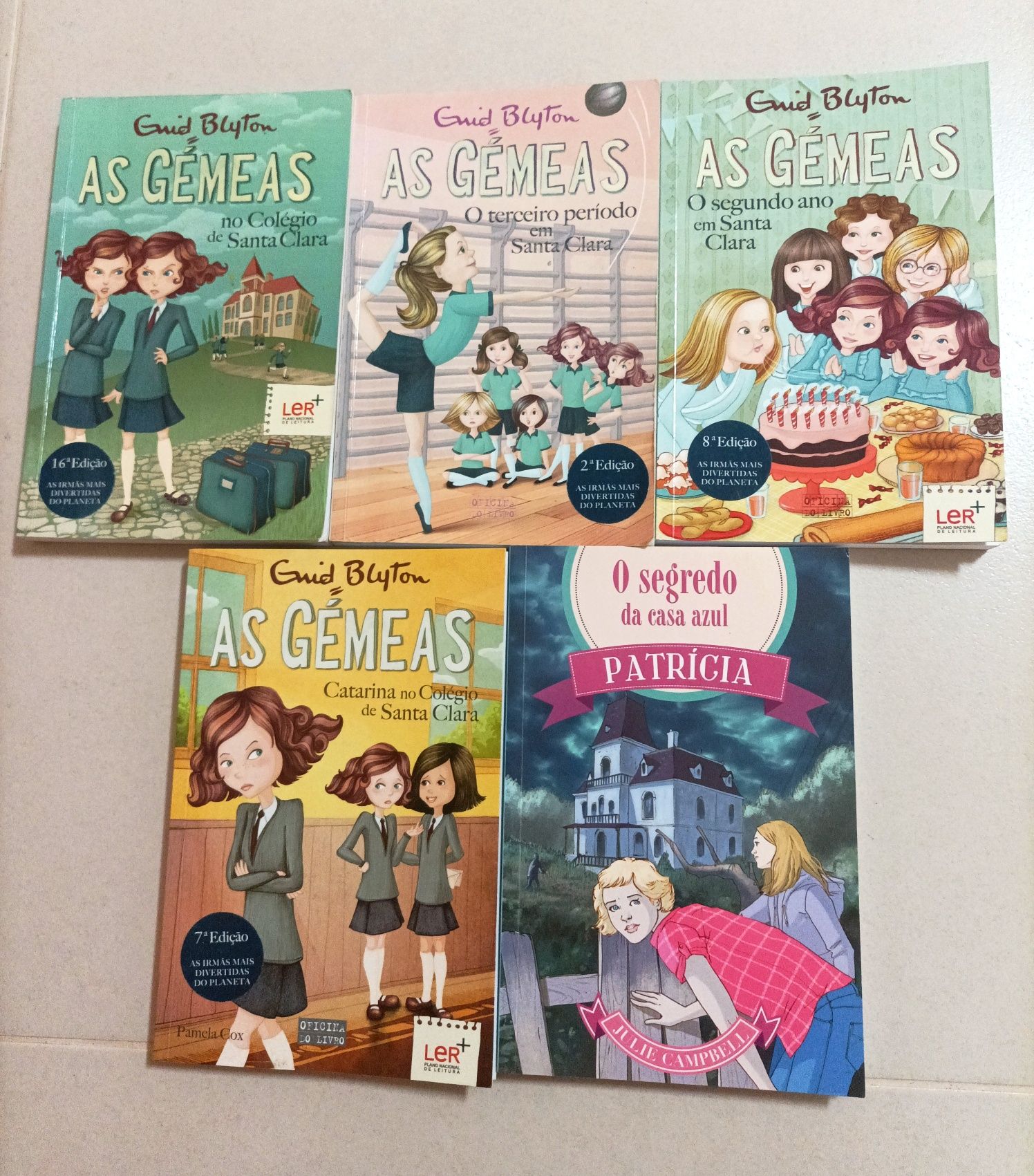 Livros As Gémeas & Patricia (recomendado para o 3º ano)