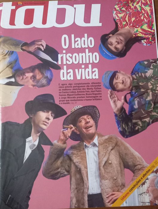 António Feio 2007 e outros em capa de revista e conteúdos