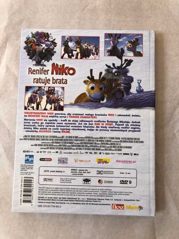 Renifer niko ratuje brata bajka DVD