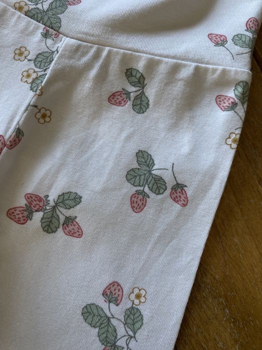 Nowe bawełniane legginsy niemowlęce Lindex 56cm