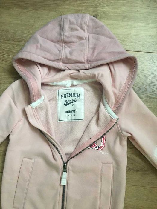 Bluza dziewczęca z kapturem rozm. 122/128
