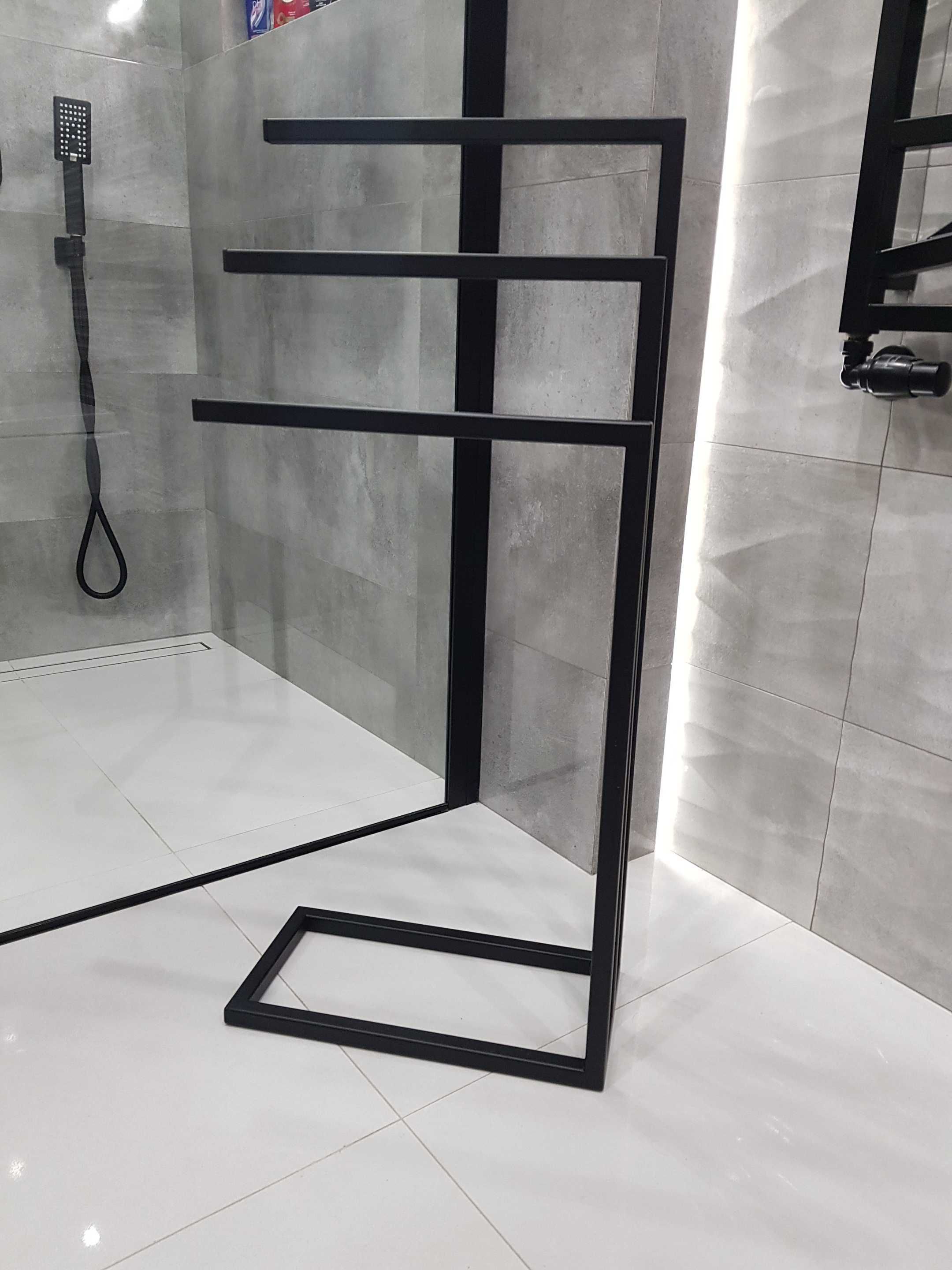 Łazienkowy wieszak na ręczniki stojak LOFT