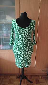 Zielona Sukienka Tunika Atmosphere 44 wzory