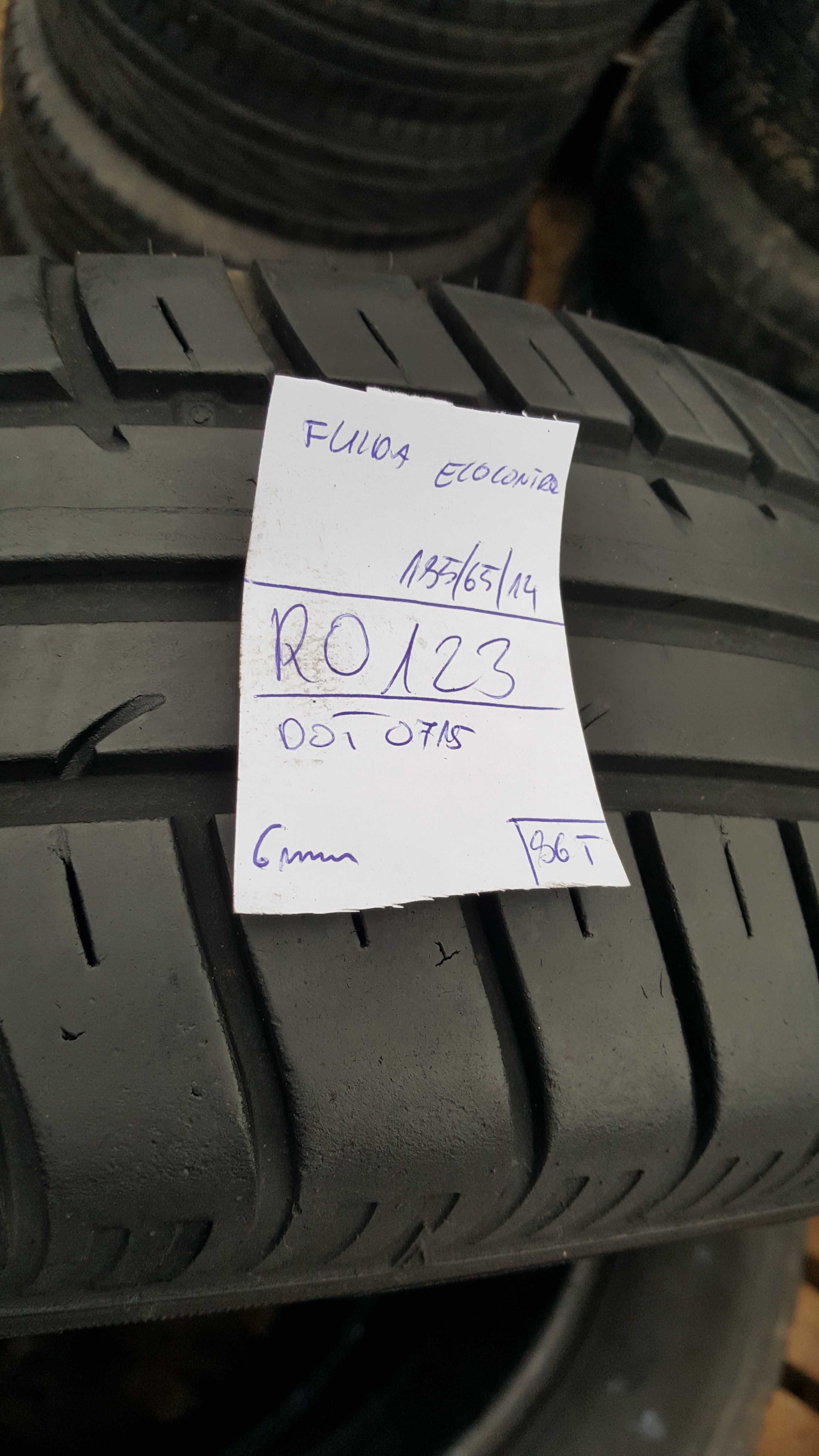 Fulda 185/65 r14 EcoControl /// 6,1mm!!! Gwarancja