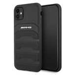 Etui Amg Leather Debossed Lines Na Iphone 11 / Xr - Czarne