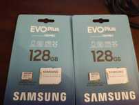 Dwie Karty pamięci Samsung  128 GB