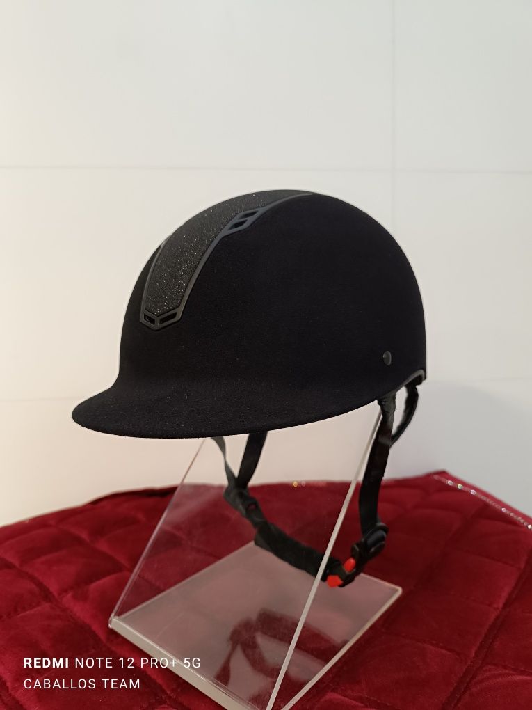 51;52;53;54;55 Kask jeździecki xxs-s KnightsBridge brokatowy