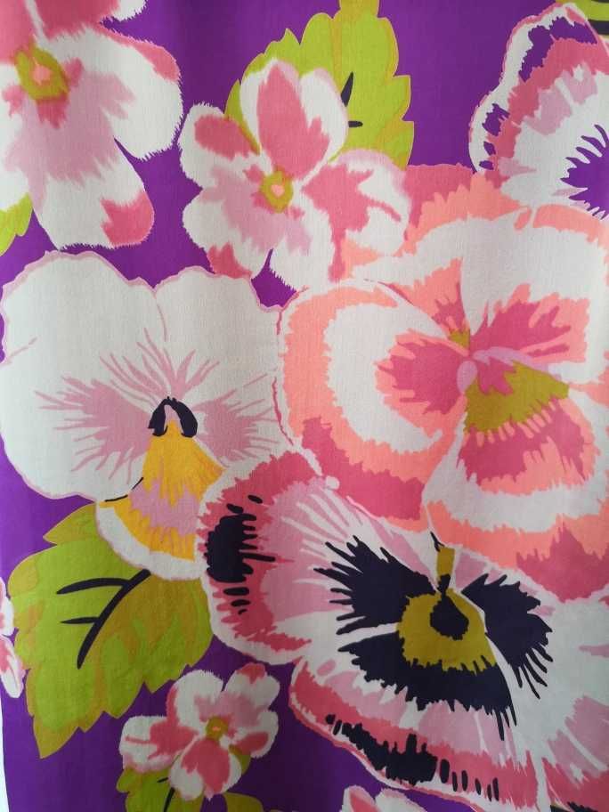 jedwabna sukienka Monsoon 40 M/L jedwab silk