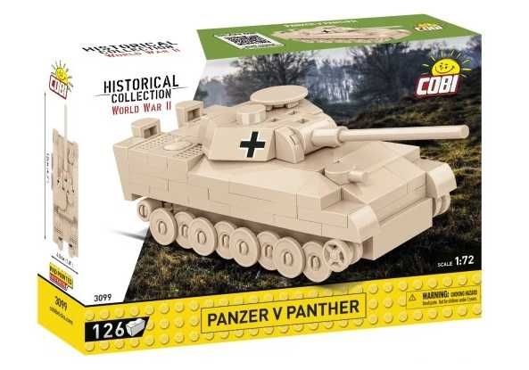 KLOCKI COBI 3099 Czołg Panzer V Panther niemiecki czołg
