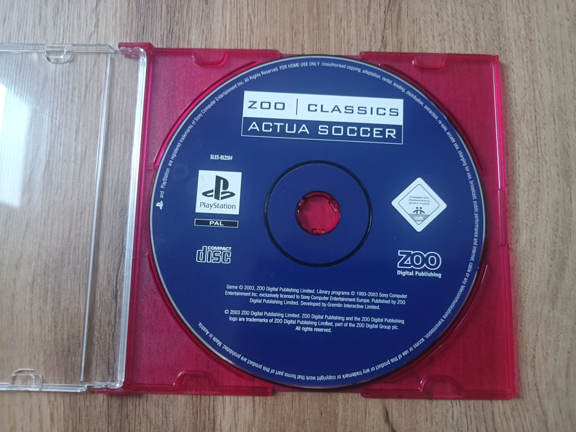 Actua Soccer na PS1